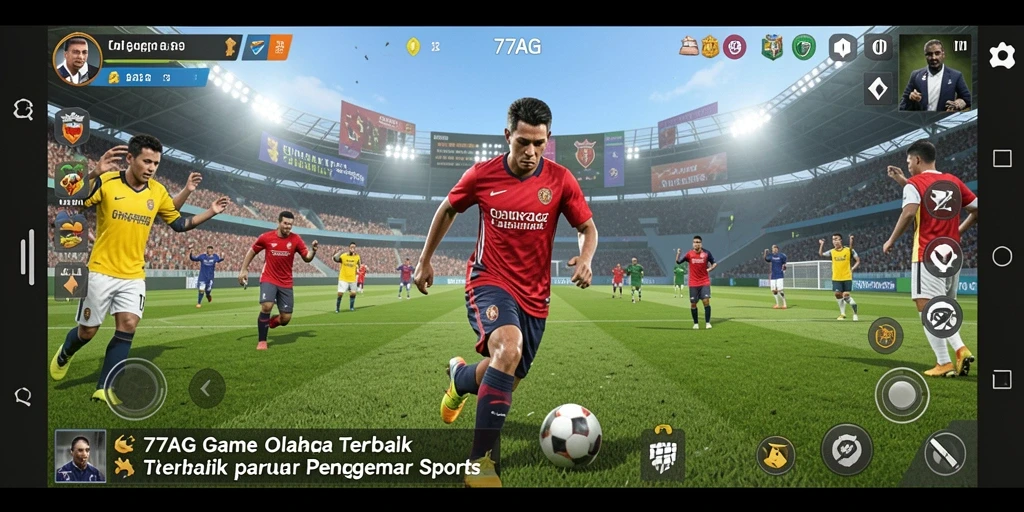 Tampilan gameplay mendebarkan dari 77AG dalam kategori Sports.