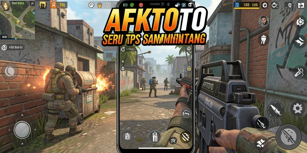 Screenshot gameplay AFKTOTO yang menampilkan aksi seru dalam TPS.