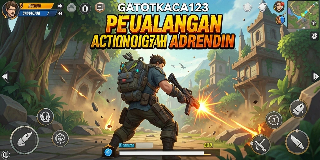 Screenshot gameplay GATOTKACA123 menampilkan aksi seru dan visual menawan.