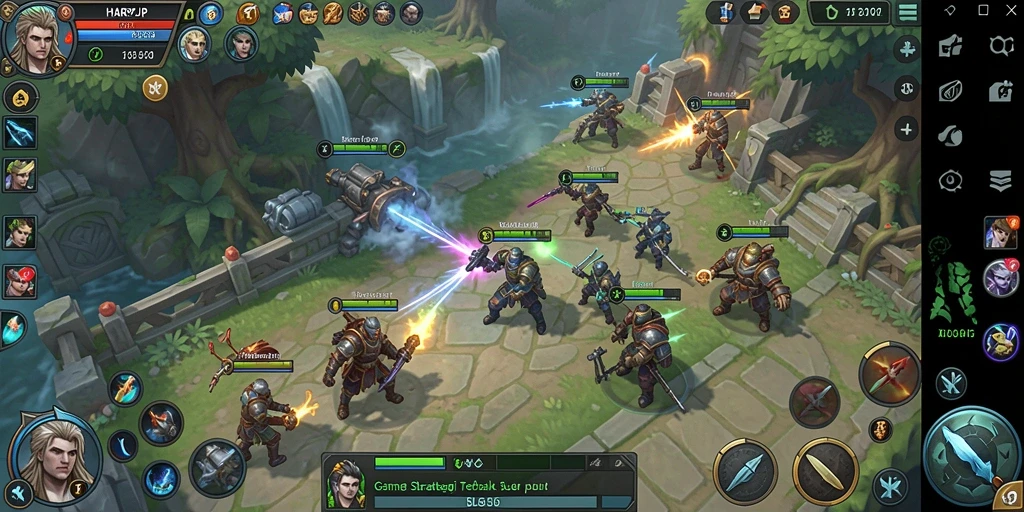 Gameplay seru HARAPJP dengan aksi strategis.