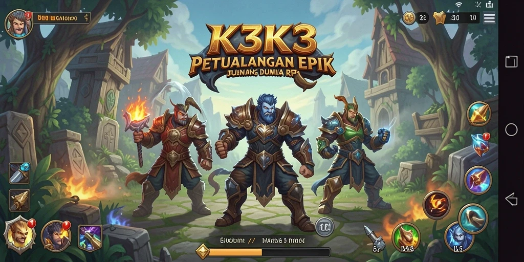 Gameplay seru dan penuh petualangan di K3K3.