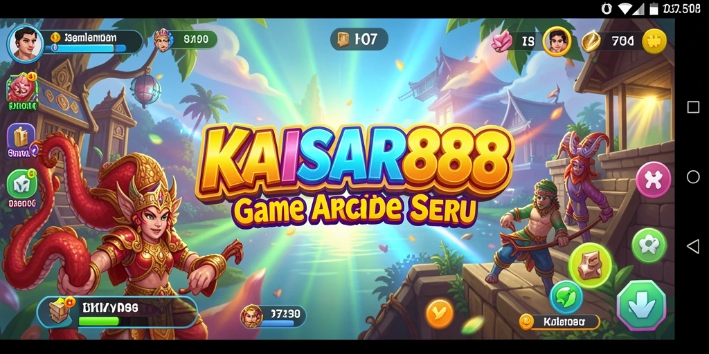 Tampilan gameplay seru dan menantang di KAISAR888.