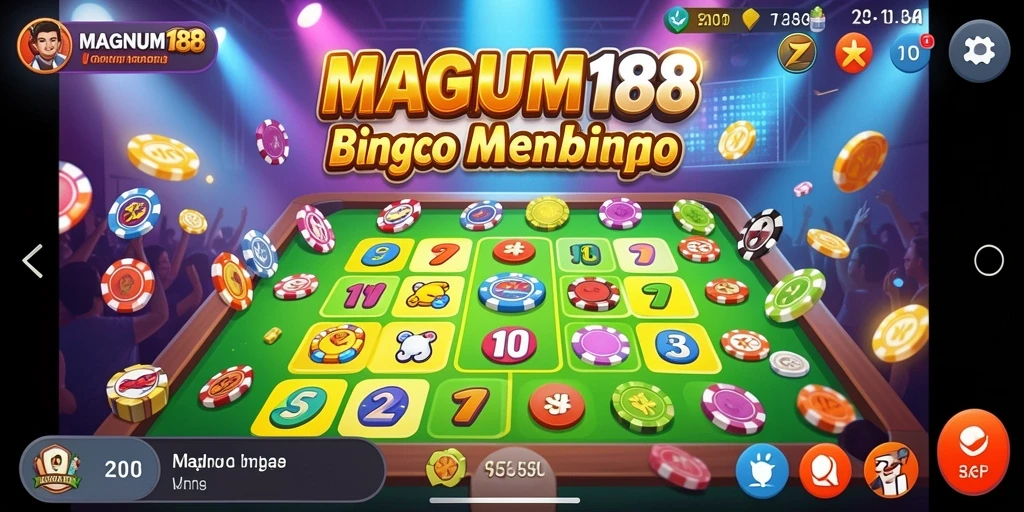 Tangkap momen seru bermain Bingo di MAGNUM188.