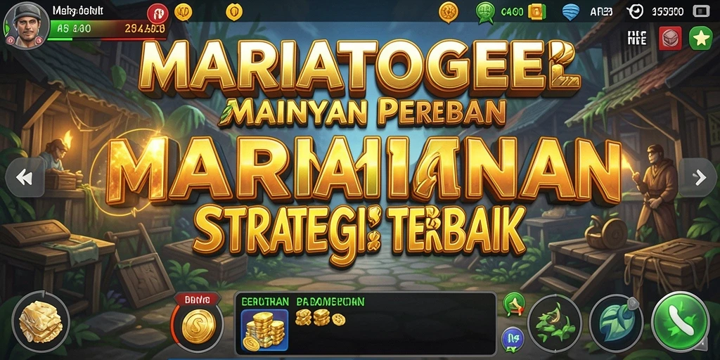 Tampilan gameplay MARIATOGEL yang menegangkan dan menarik.