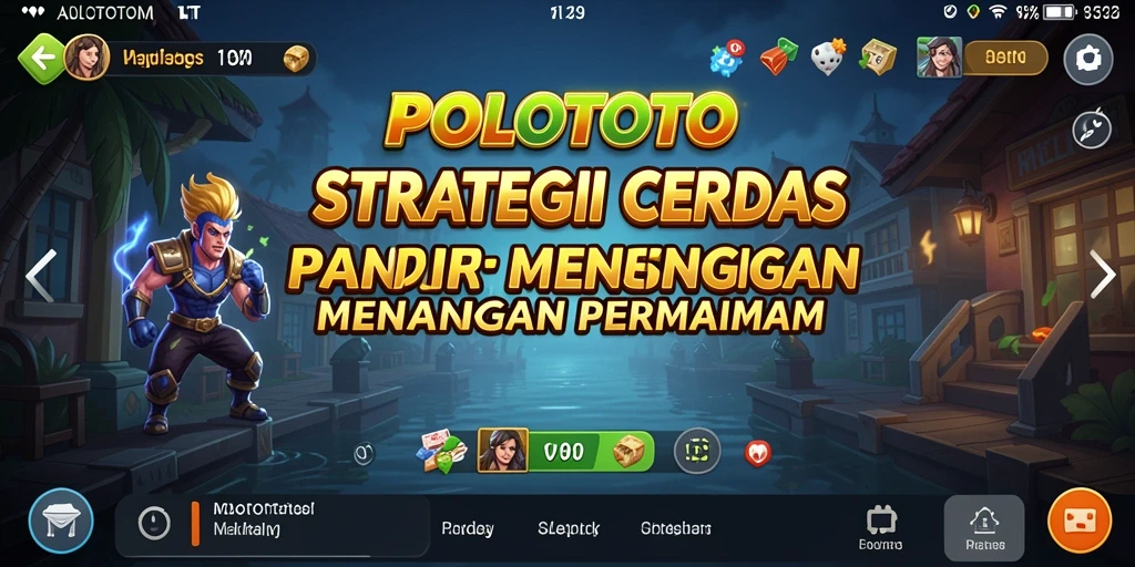 Tampilan gameplay yang mengasyikkan dalam POLOTOTO dengan strategi yang dinamis.